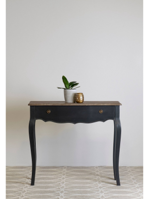 Caressa Console Table Black - East At Main