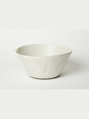 Oatmeal Kam Stacking Mixing Bowl #3