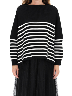 Valentino Striped Knit Sweater