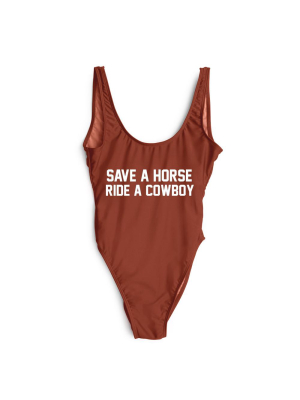 Save A Horse Ride A Cowboy [swimsuit]