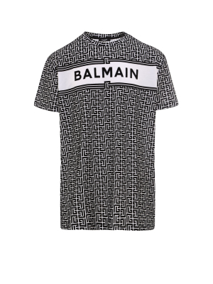 Balmain Monogram Print T-shirt