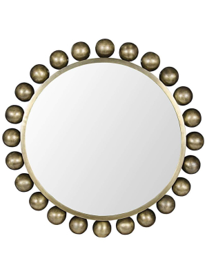 Noir Cooper Metal With Brass Mirror