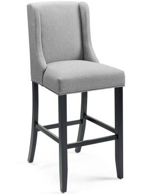 Baron Upholstered Fabric Barstool - Modway