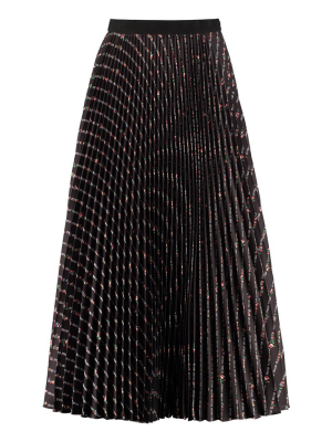 Miu Miu All Over Logo Pleated Skirt