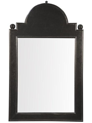 Jess Mirror In Hand Rubbed Black