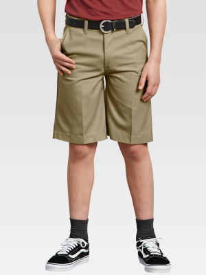 Dickies® Young Men's Classic Fit Flat Front Shorts