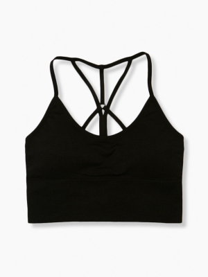 Seamless Caged-back Sports Bra