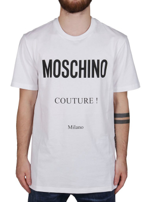 Moschino Logo Crewneck T-shirt