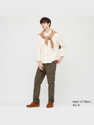 Men Corduroy Long-sleeve Shirt