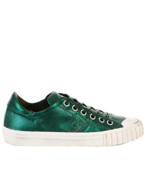 Philippe Model Logo Patch Low-top Sneakers