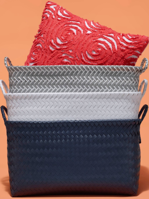 Large Woven Rectangular Storage Basket - Room Essentials™