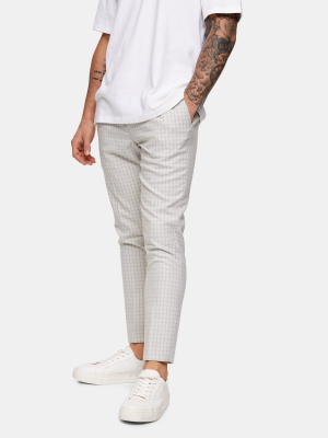 White Check Sweatpants