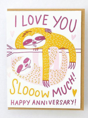 Slow Love Anniversary Card - Ep1