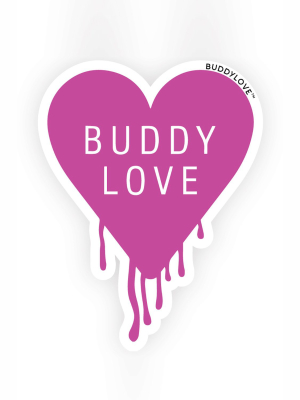 Buddylove Drippy Heart Sticker