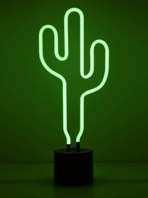 Cactus Neon Desk Light