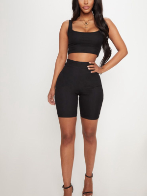 Shape Black Mesh Bike Shorts