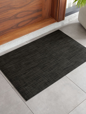 Chilewich ® Basketweave Carbon Woven Floormat 23"x36"