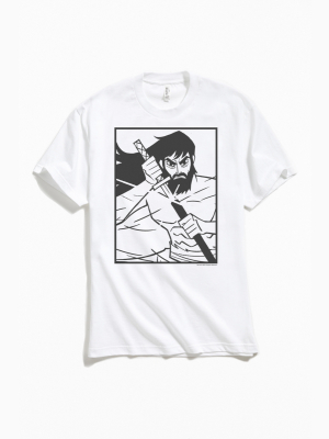 Samurai Jack Sword Portrait Tee