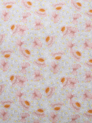 Bush Flowers Cotton Fitted Sheet