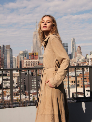 Long Safari Trench Coat