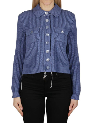 Maison Margiela Cropped Knit Cardigan