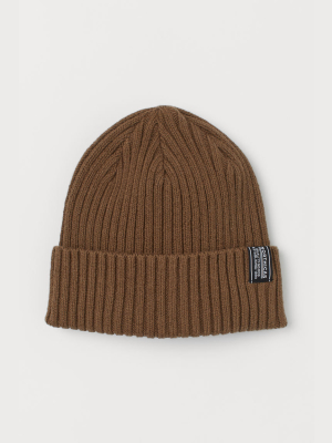 Rib-knit Hat