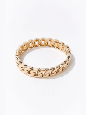 Curb Chain Hinge Bracelet