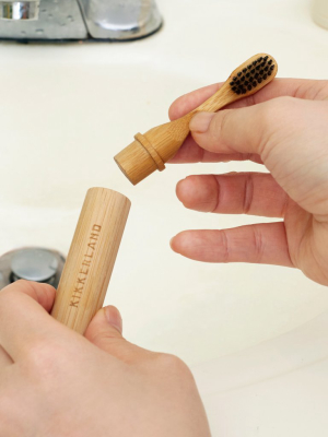 On-the-go Bamboo Toothbrush