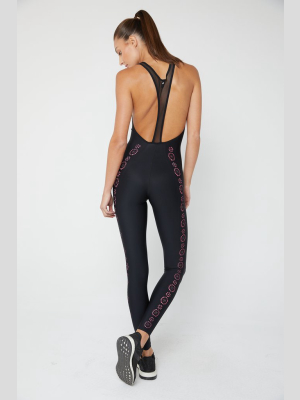 Get It Fast Mandala Pixelation Motion Unitard With Swarovski® Crystals