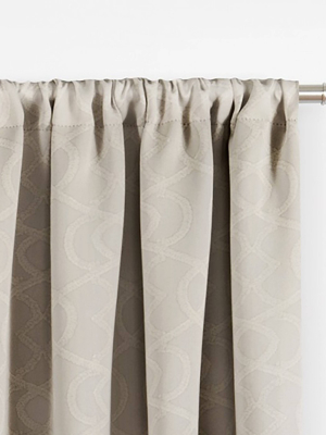 Isante Trellis Thermaweave Blackout Curtain Panel - Eclipse