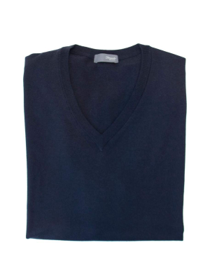 Drumohr Wool V-neck Sweater +colors