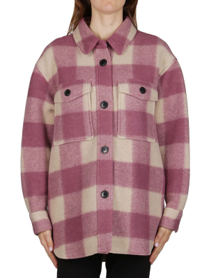 Isabel Marant Étoile Checked Overshirt Coat