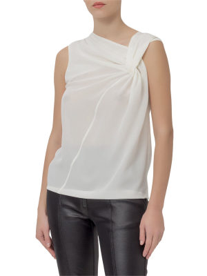 Pinko Milva Knotted Shoulder Blouse