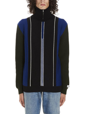 Martine Rose Panelled Stripe Detail Jacket