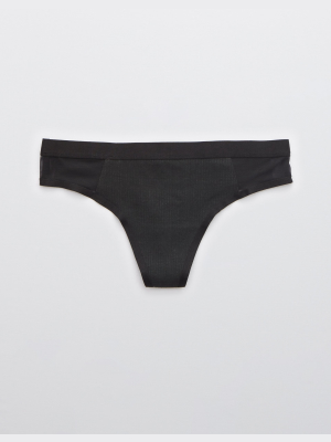 Aerie Ribbed Thong Underwear