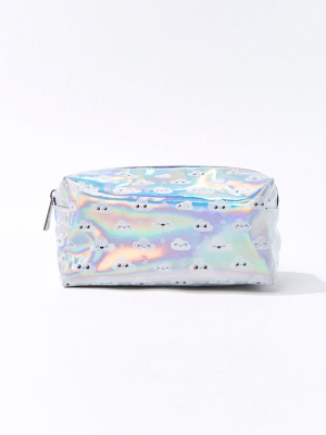 Iridescent Cloud Makeup Bag