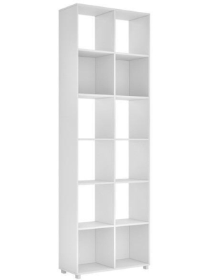 12- Shelf Natal 1.0 Bookcase In  White