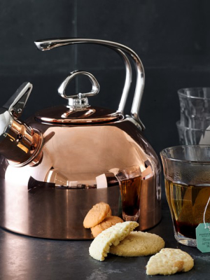 Chantal Copper Whistling Tea Kettle