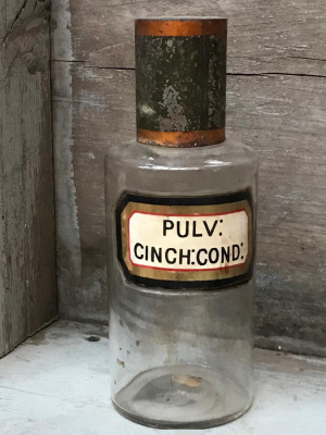 19th Century Apothecary Jar - Pulv: Cinch: Cond: