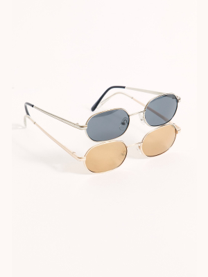 Sidecar Oval Sunglasses