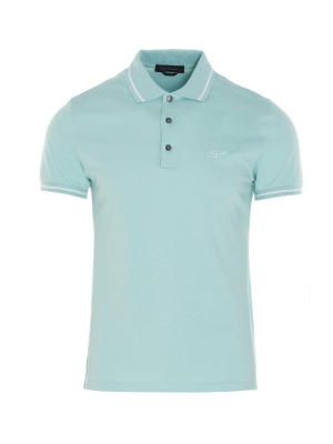 Ermenegildo Zegna Logo Embroidered Polo Shirt