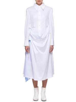 Drawstring Dress (wsd-1925-white)