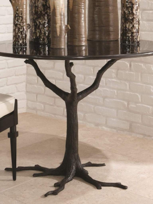 Global Views Faux Bois Dining Table