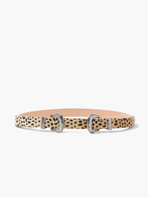 Cheetah Print Waist Belt