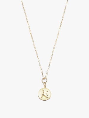 Constellation Cancer Charm Necklace