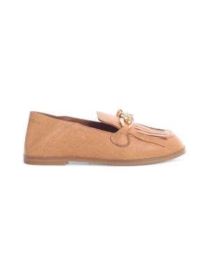 See By Chloé Embellished Fringed Loafers