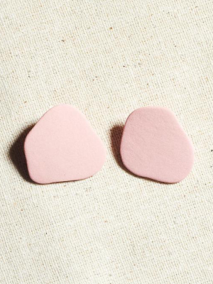 Blob Earrings In Pink