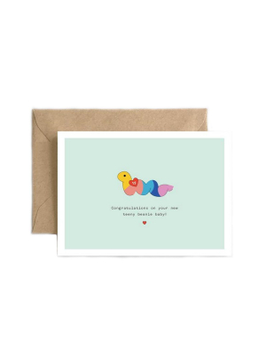 Teeny Beanie Baby Card