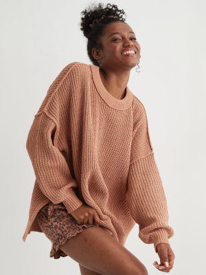 Aerie Chenille Oversized Sweater