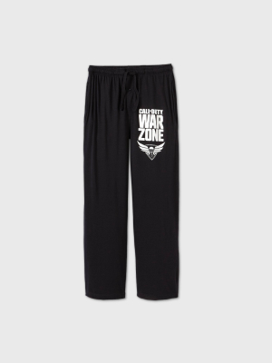 Men's Call Of Duty Pajama Pants - Black